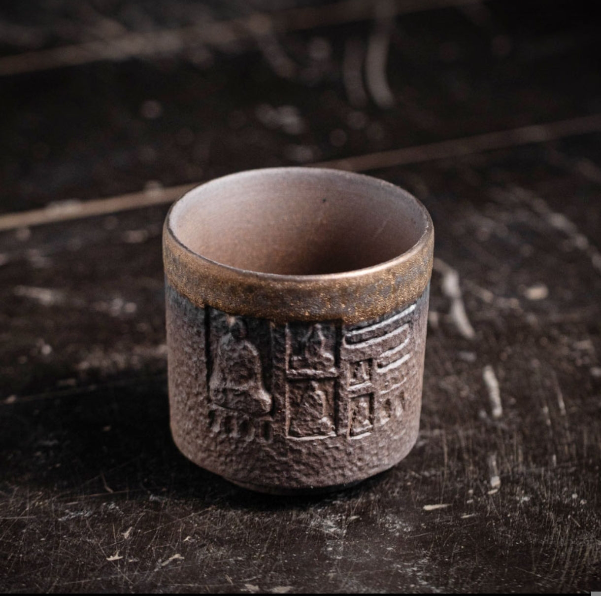 Handveredelte Keramik-Kaffeetasse / Hand-finished ceramic coffee cup